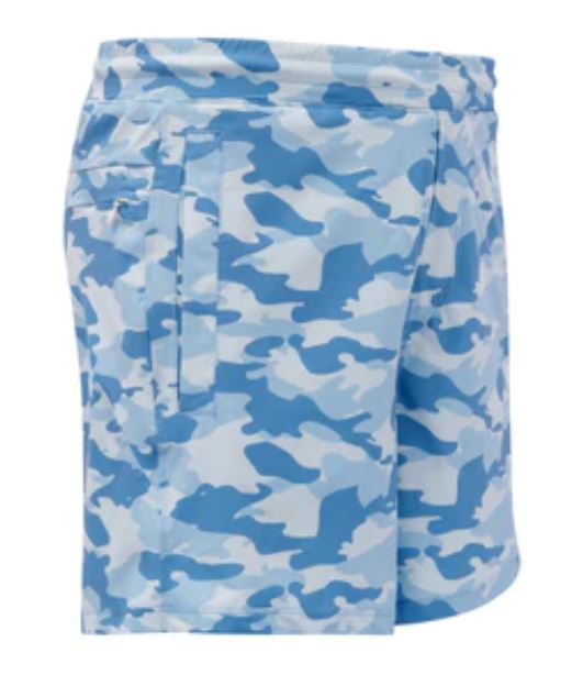 Meripex OCEAN CAMO FREEBALLERS - SPORT SHORTS 6" Inseam