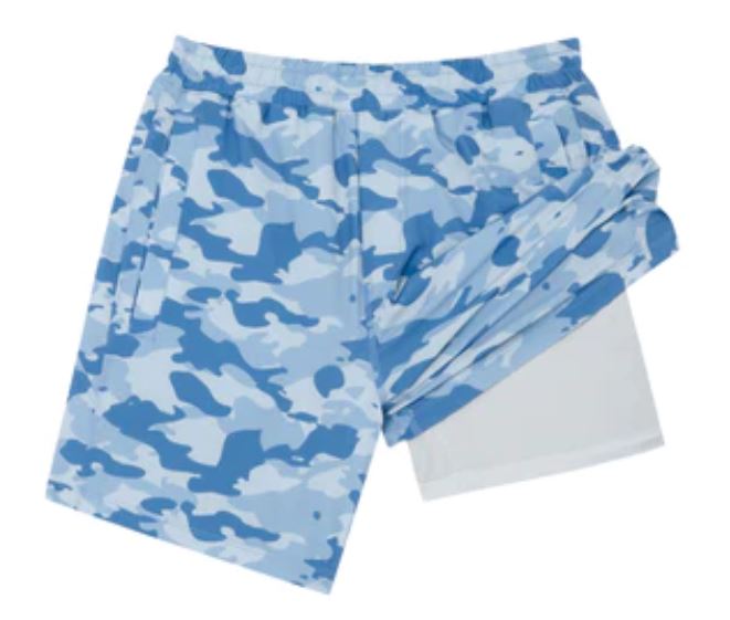 Meripex OCEAN CAMO FREEBALLERS - SPORT SHORTS 6" Inseam Meripex Apparel