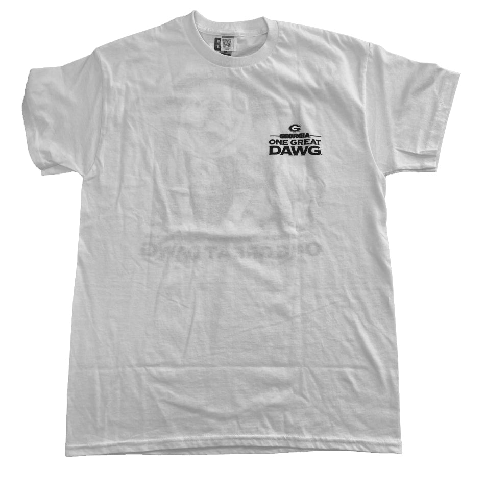 Georgia Bulldogs One Good Dog White Tee New World Graphics