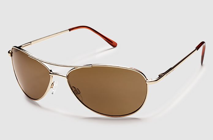 Suncloud Patrol Polarized Sunglasses Gold/Brown Suncloud