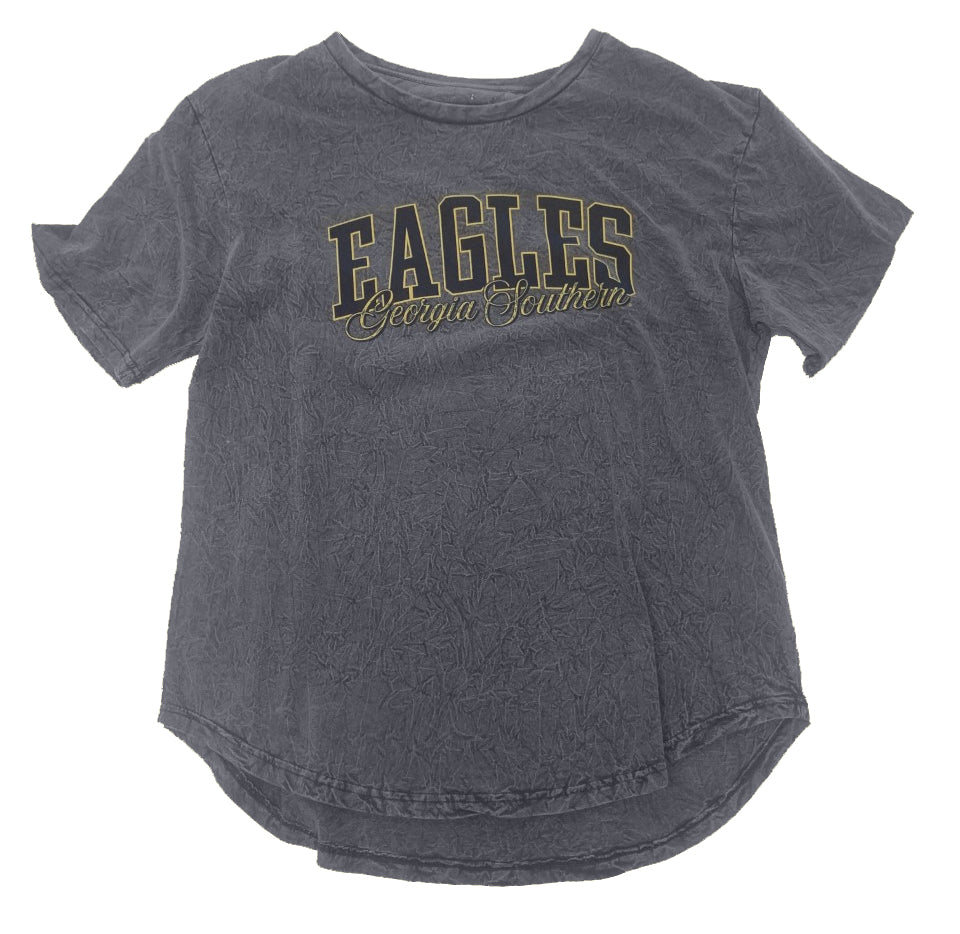 Pressbox Georgia Southern Eagles Script Acid Washed Santana Shirt