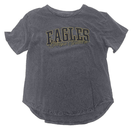 Pressbox Georgia Southern Eagles Script Acid Washed Santana Shirt