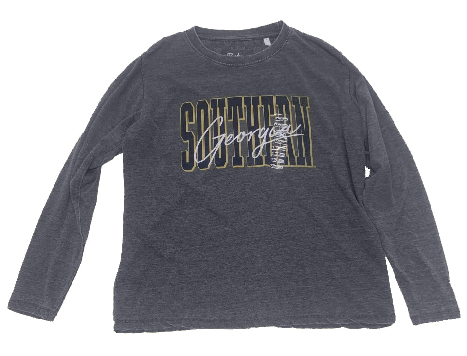 Pressbox Georgia Southern Southern Script Shirt Pressbox