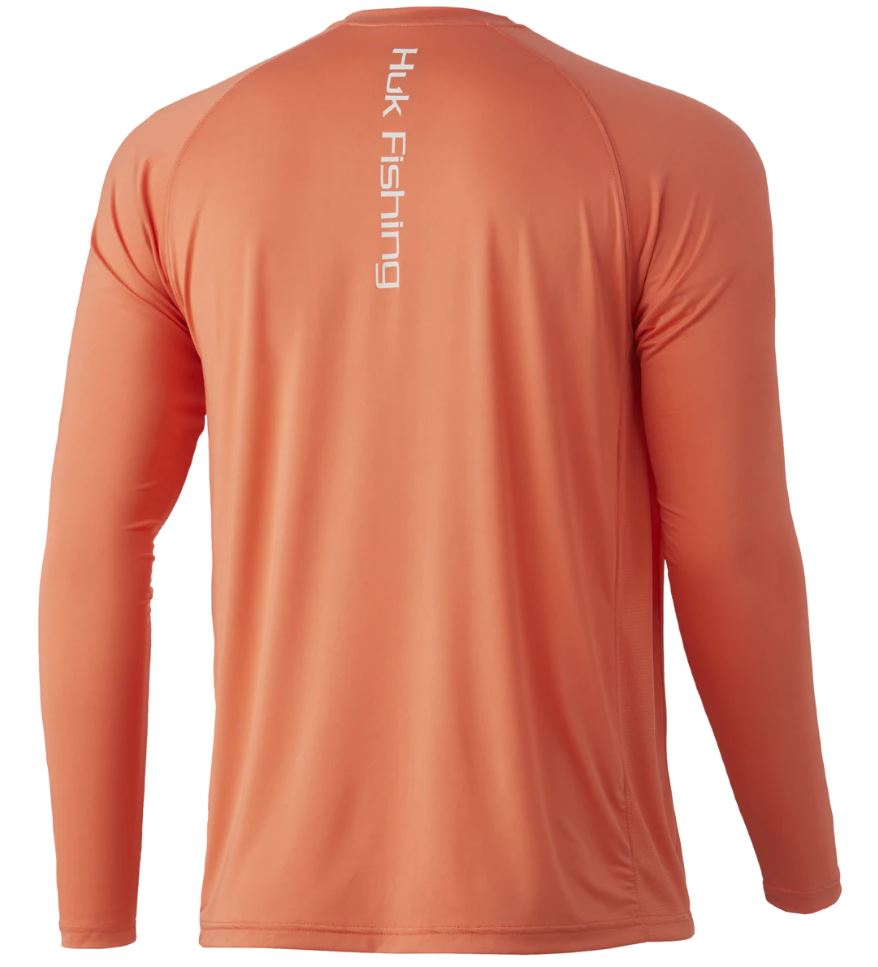 Huk Pursuit Vented Long Sleeve Fresh Salmon