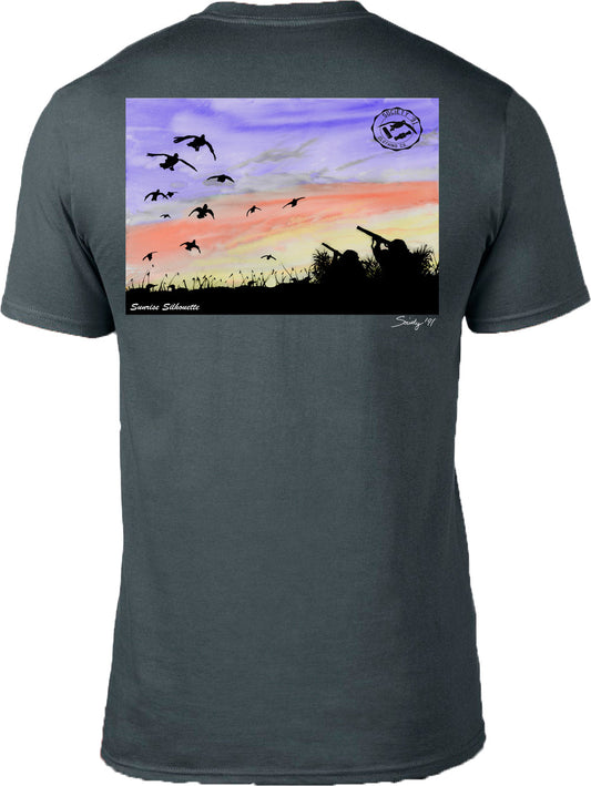 Society '91 Sunrise Silhouette Short Sleeve Tee Grey Society 91