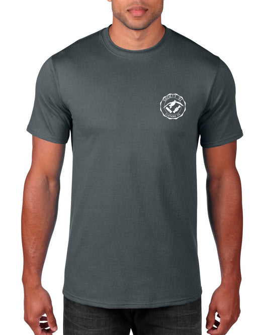 Society '91 Sunrise Silhouette Short Sleeve Tee Grey