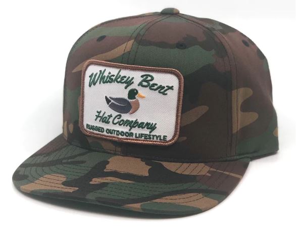 Whiskey Bent Green Head Camo Hat Whiskey Bent