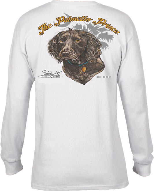 Society '91 The Palmetto Prince Long Sleeve Tee White Society 91