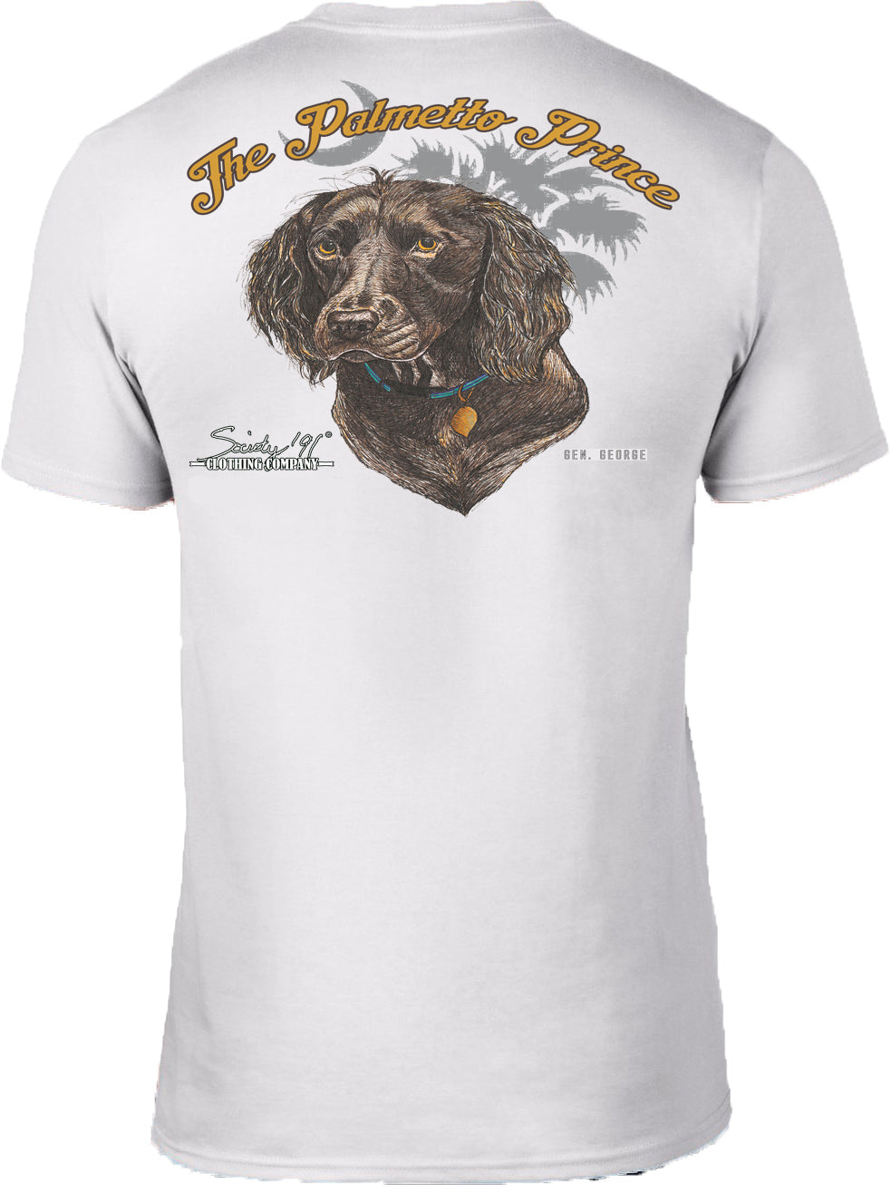 Society '91 The Palmetto Prince Short Sleeve Tee White Society 91