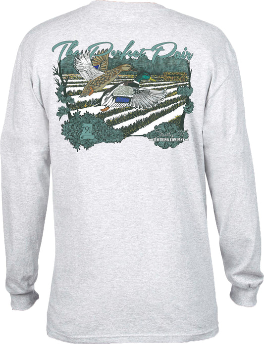 Society '91 The Perfect Pair Long Sleeve Tee Grey
