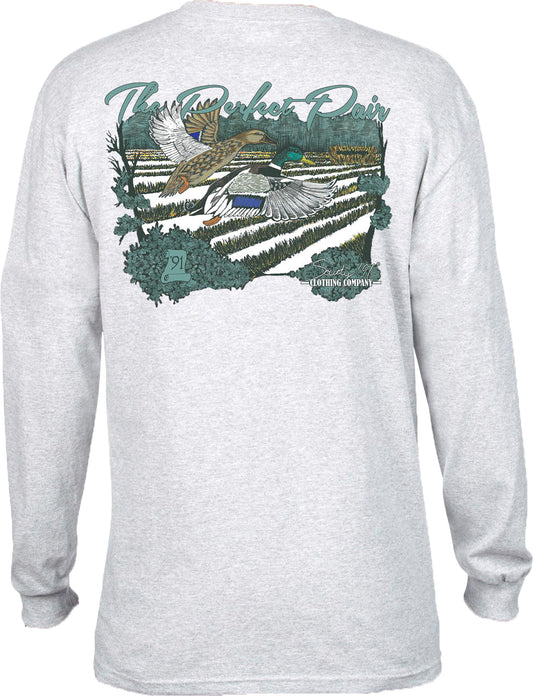 Society '91 The Perfect Pair Long Sleeve Tee Grey Society 91