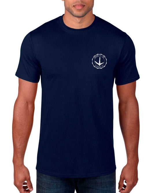 Society '91 Two Toms Short Sleeve Tee Blue Society 91