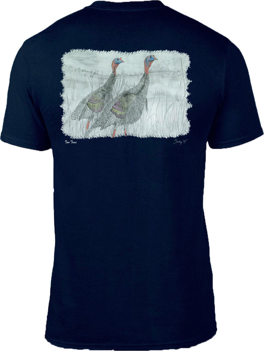 Society '91 Two Toms Short Sleeve Tee Blue Society 91