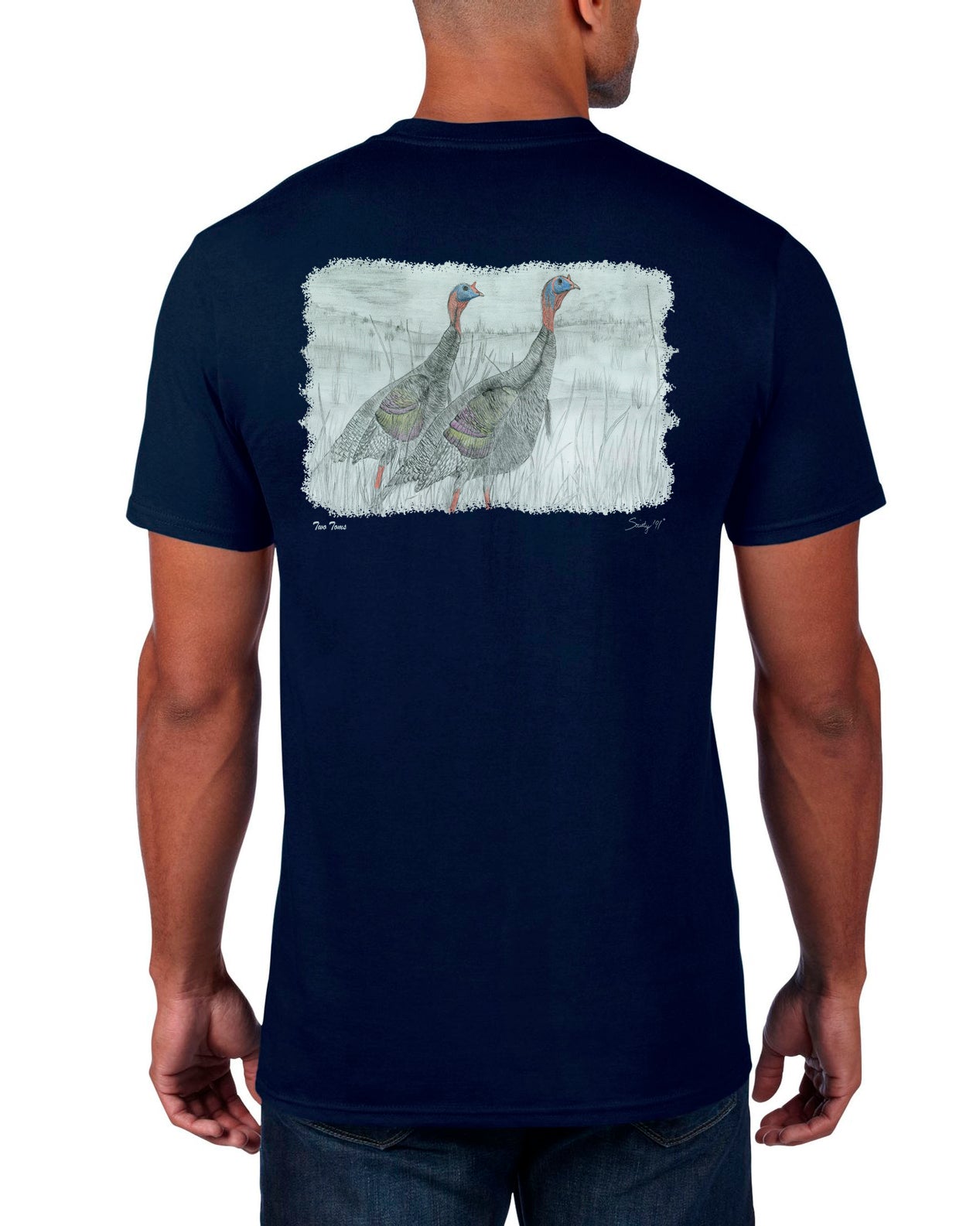 Society '91 Two Toms Short Sleeve Tee Blue