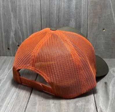 AFW Outdoors Upland Patch Dark Loden / Orange Trucker Cap AFW Outdoors