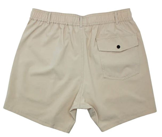 Local Boy Volley Shorts Khaki Local Boy Outfitters
