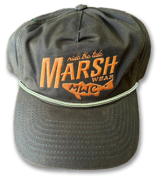 Marsh Wear Waxed Cotton Hat Green