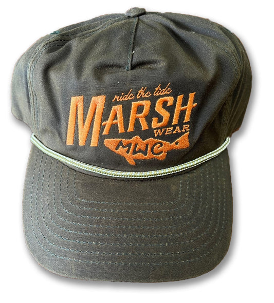 Marsh Wear Waxed Cotton Hat Green Marsh Wear