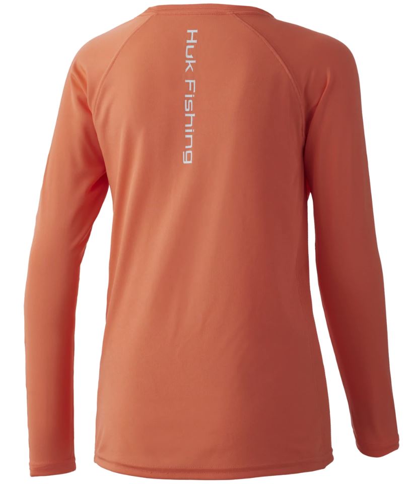 Huk Youth Pursuit Long Sleeve Fresh Salmon Huk
