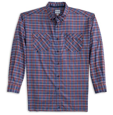 Heybo The Beaufort Plaid Long Sleeve Blue/Red/White Heybo