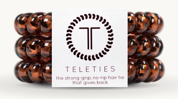 Teleties Large Tortoise Tie Set of 3 Teleties