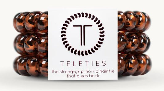 Teleties Large Tortoise Tie Set of 3 Teleties