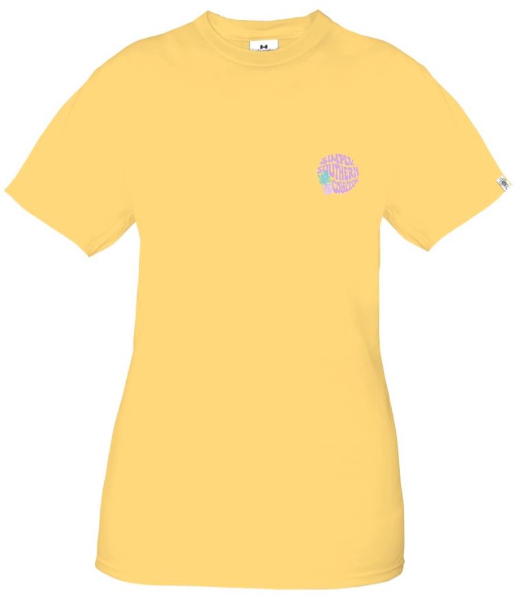 Simply Southern Yellow Pineapple Shirt