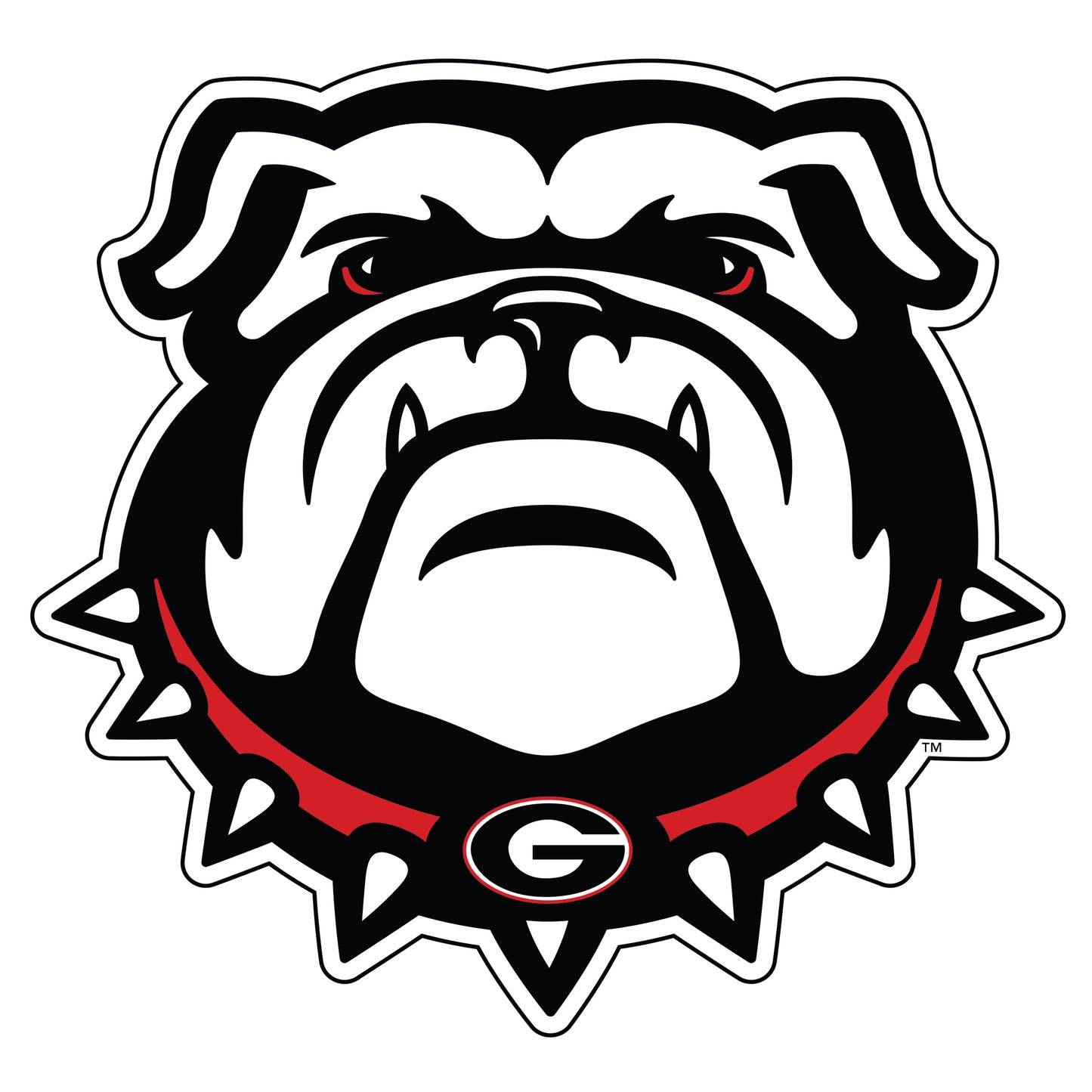 Craftique Georgia Bulldogs 4" New Bulldog Decal