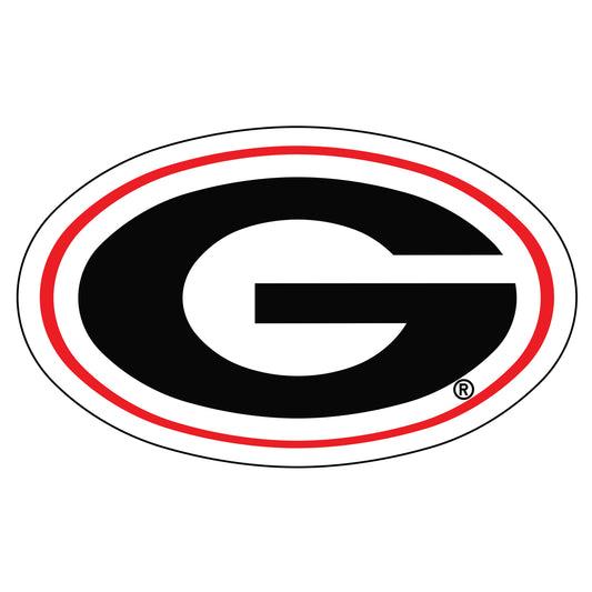 Craftique Georgia Bulldogs 12" Oval G Decal