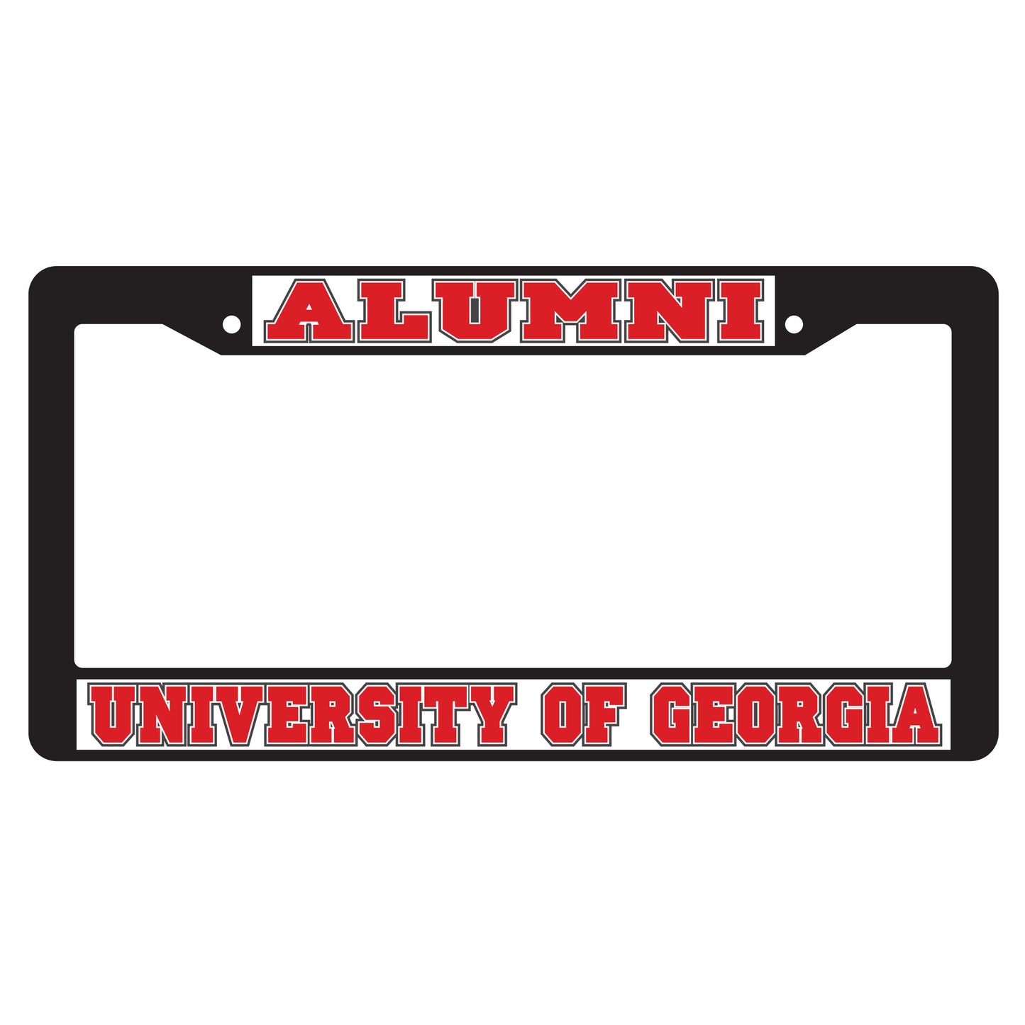 Craftique Georgia Bulldogs Black Plate Frame Ga Alumni