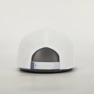 Cowboy Country Club Cursive Roped Hat White Cowboy Country Club