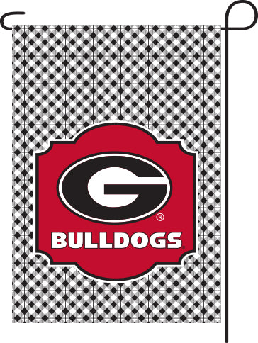 Georgia Bulldogs Garden Flag Cross Stitch