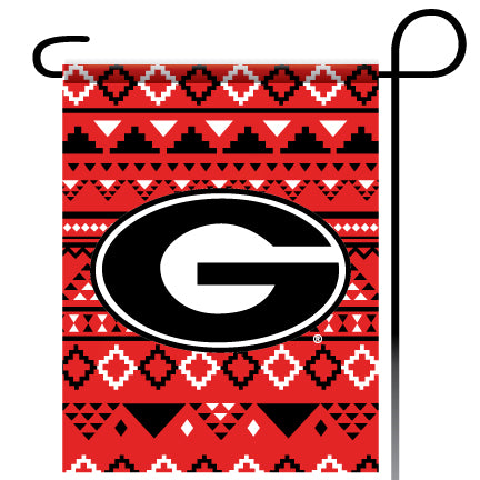 Georgia Bulldogs Garden Flag Aztec Red