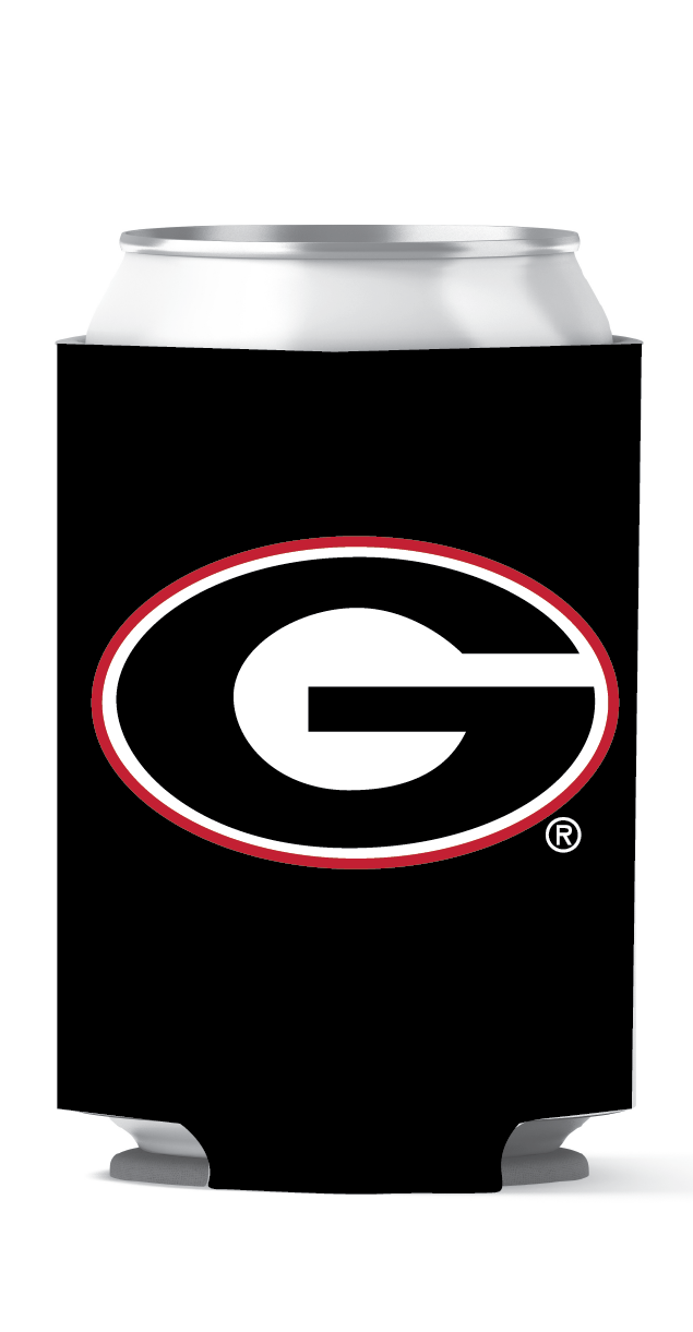 Georgia Bulldogs Black Can Coozie