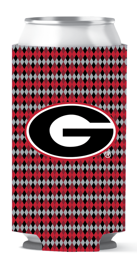 Georgia Bulldogs Tall Can Coozie Diamonds etcoutfitters