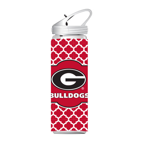 Georgia Bulldogs Quadra Foil Water Bottle with Coozie