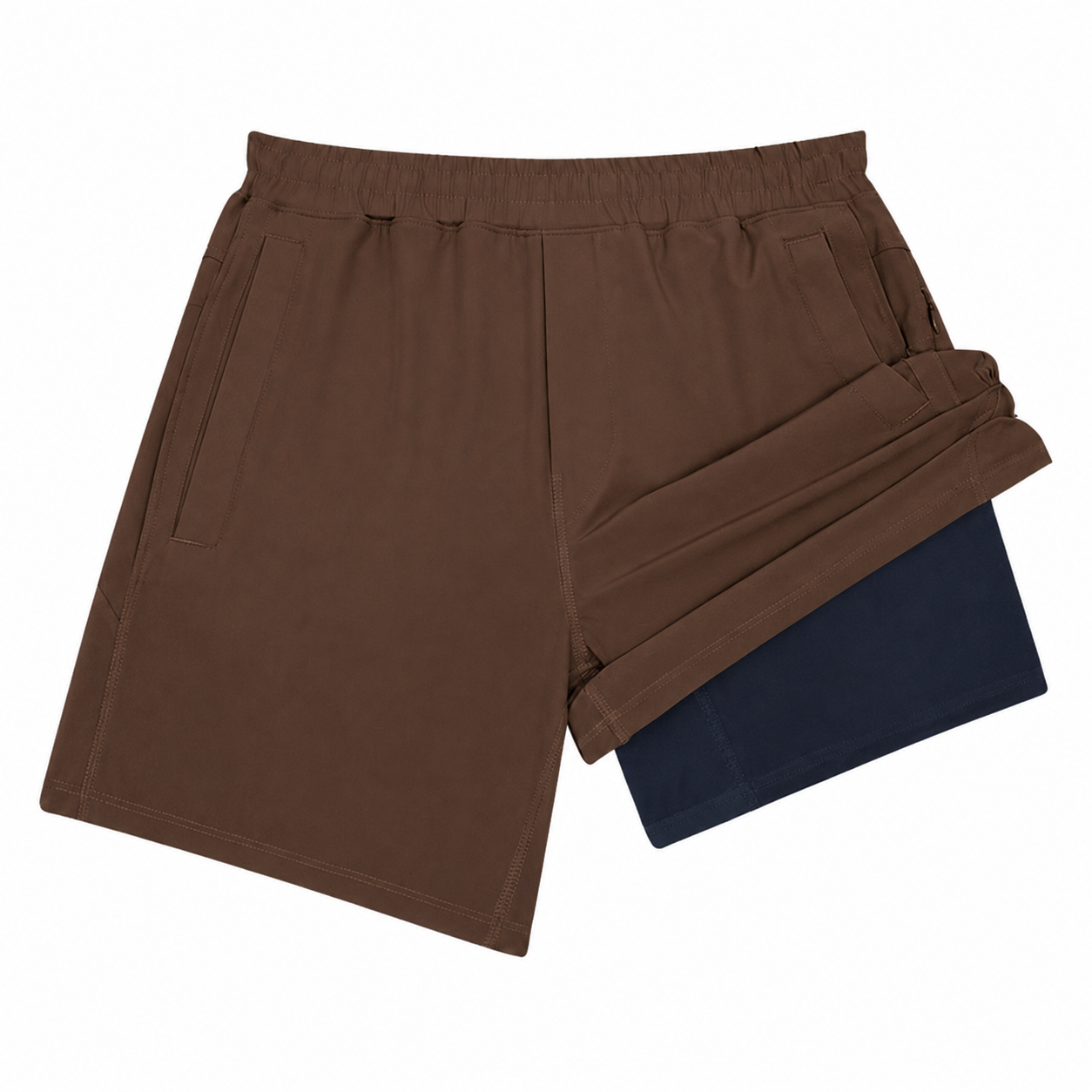 Meripex 6" Freeballer Sports Shorts Brown Meripex Apparel