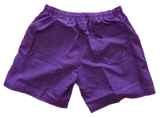 Cotton Brothers Swim Shorts Squares Purple