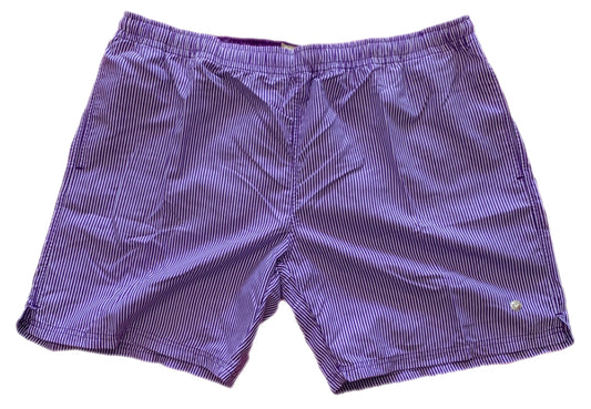 Cotton Brothers Swim Shorts Seersucker Purple