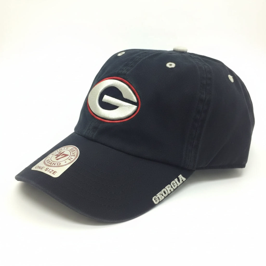 47 Brand GEORGIA BULLDOGS Clean Up Ice Black Hat 47 Brand
