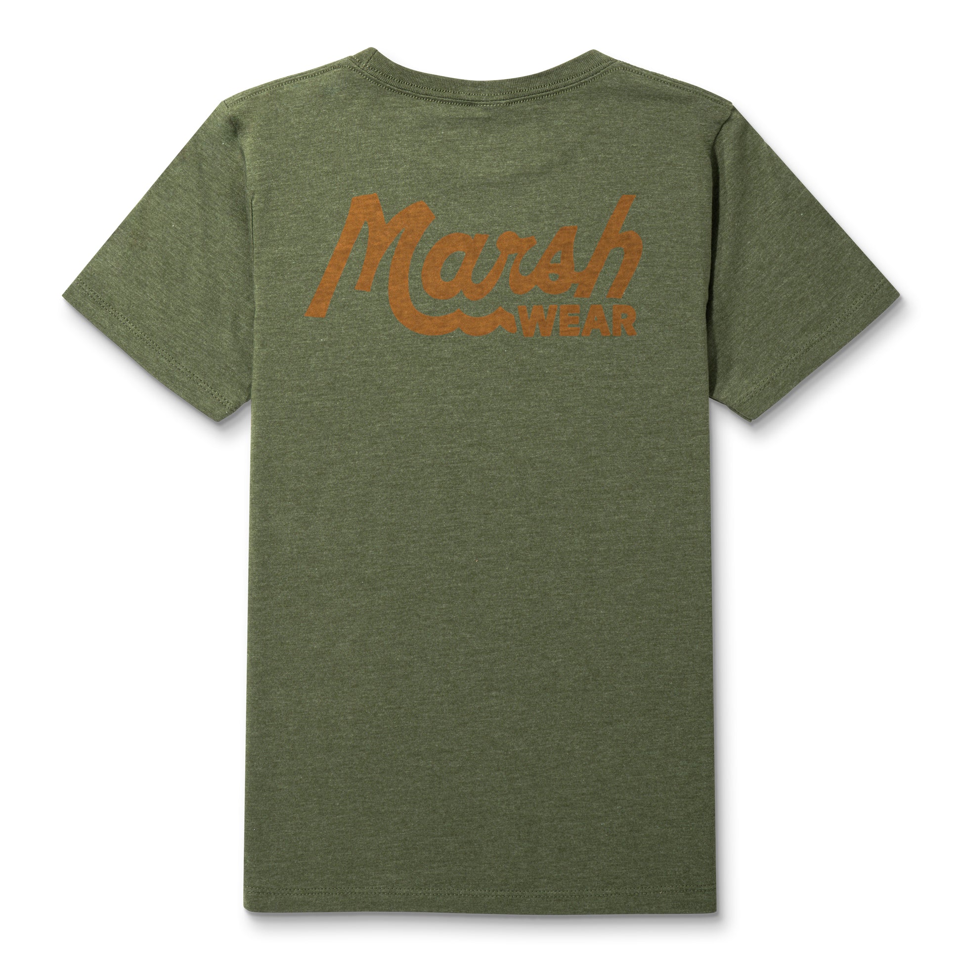 Marsh Wear Youth Surface Short Sleeve Olive Heather Marsh Wear