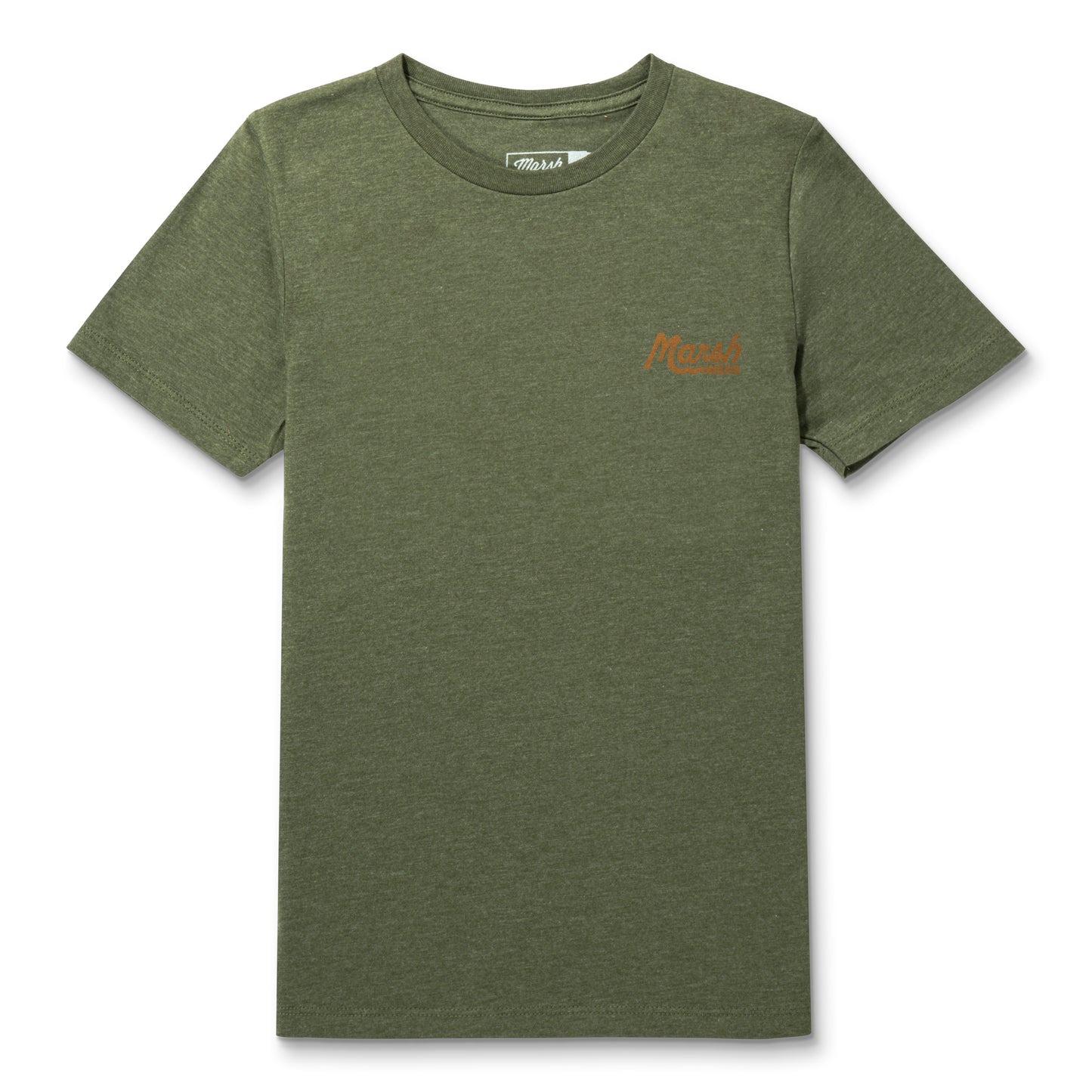 Marsh Wear Youth Surface Short Sleeve Olive Heather Marsh Wear