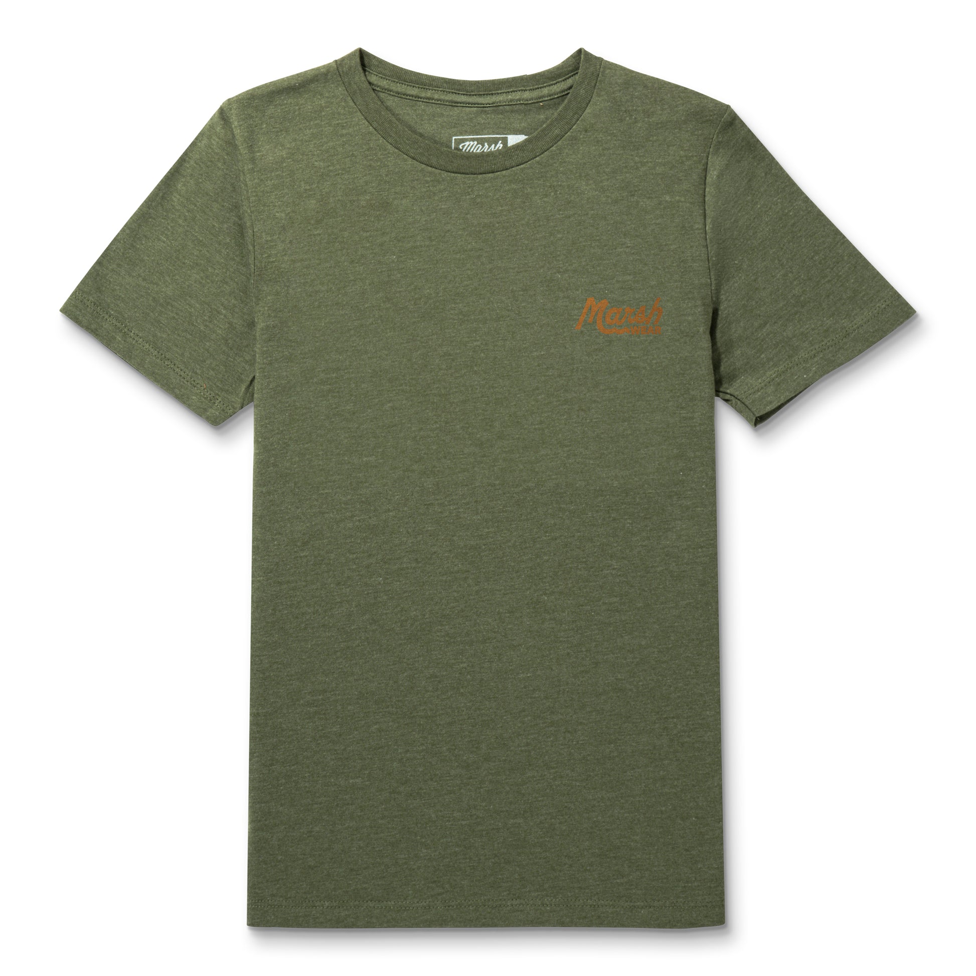 Marsh Wear Youth Surface Short Sleeve Olive Heather Marsh Wear