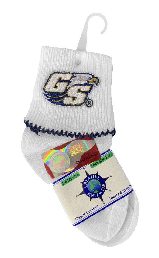 Georgia Southern Baby Socks 0-6 Months