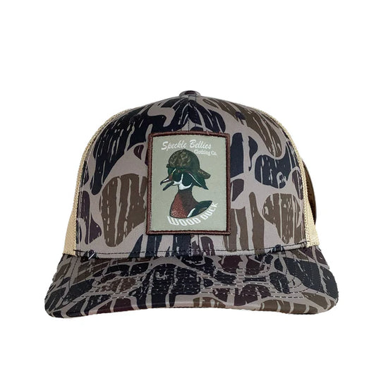 Speckle Bellies Deer Wood Duck Patch Beaver Bottom 6P Hat