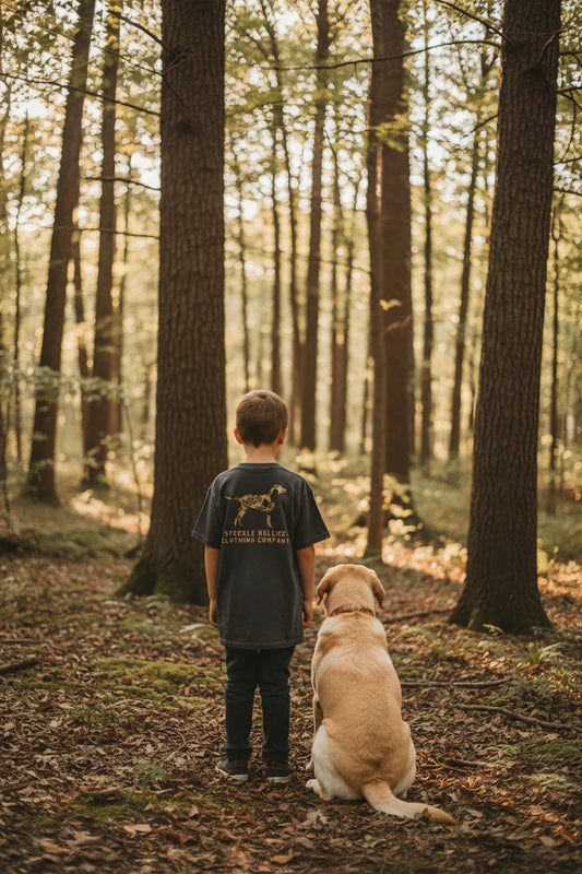 Speckle Bellies Youth Camo Lab Shirt Graphite