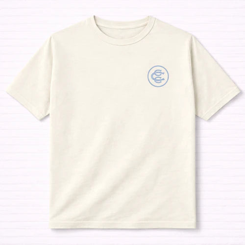 Cowboy Country Club - Club Script Tee Blue Cowboy Country Club