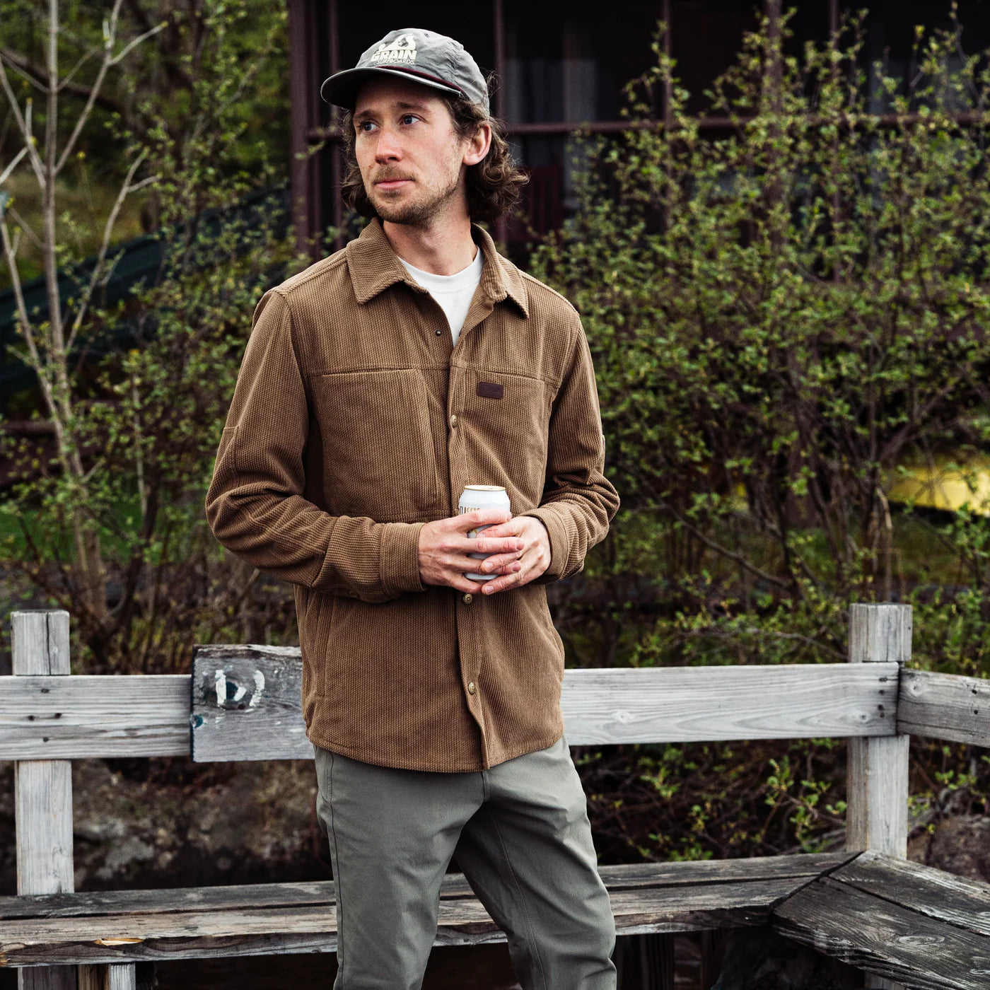 Marsh Wear Delano Cord Shacket Malt Ball