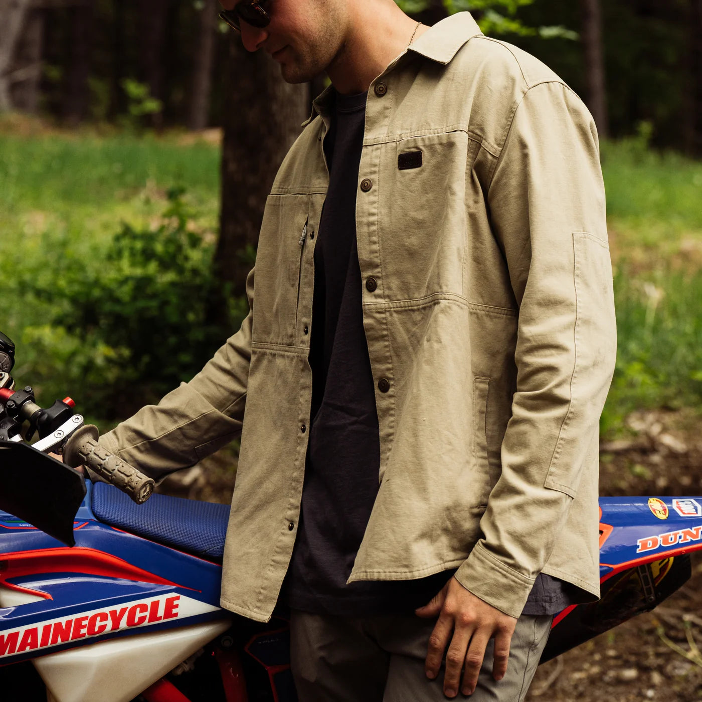 Marsh Wear Delano Shacket Slate Green