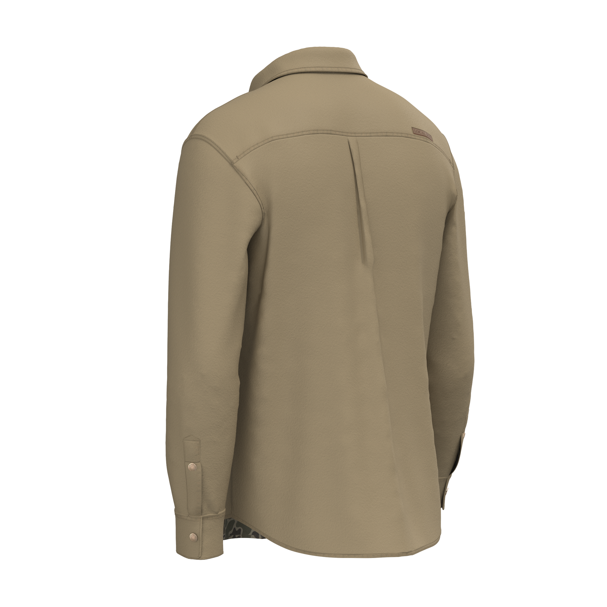 Local Boy Sportsman's Shacket II Beige etcoutfitters